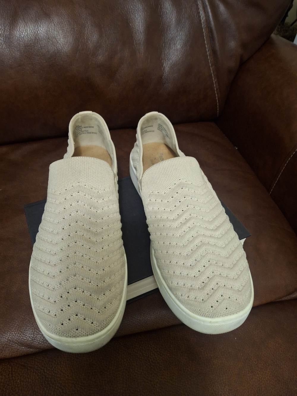 Sonoma Women's Slip-On Knit Mules - Beige